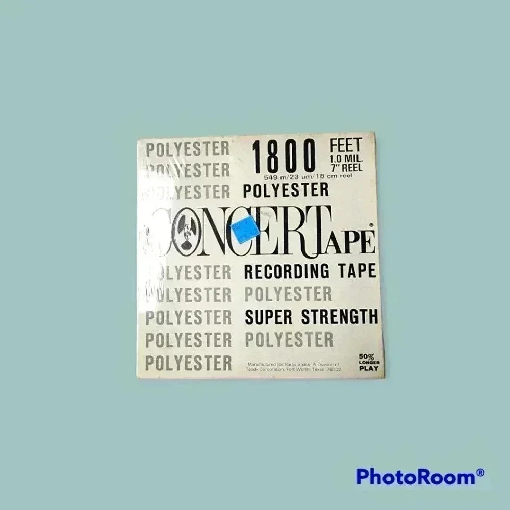 Reel to Reel 7 inch super tape recording by Radio Shack. Vintage. Sealed
